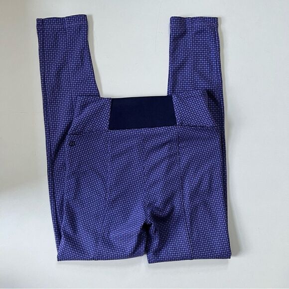 Betabrand Purple Houndstooth Pants Small Long - Picture 3 of 9